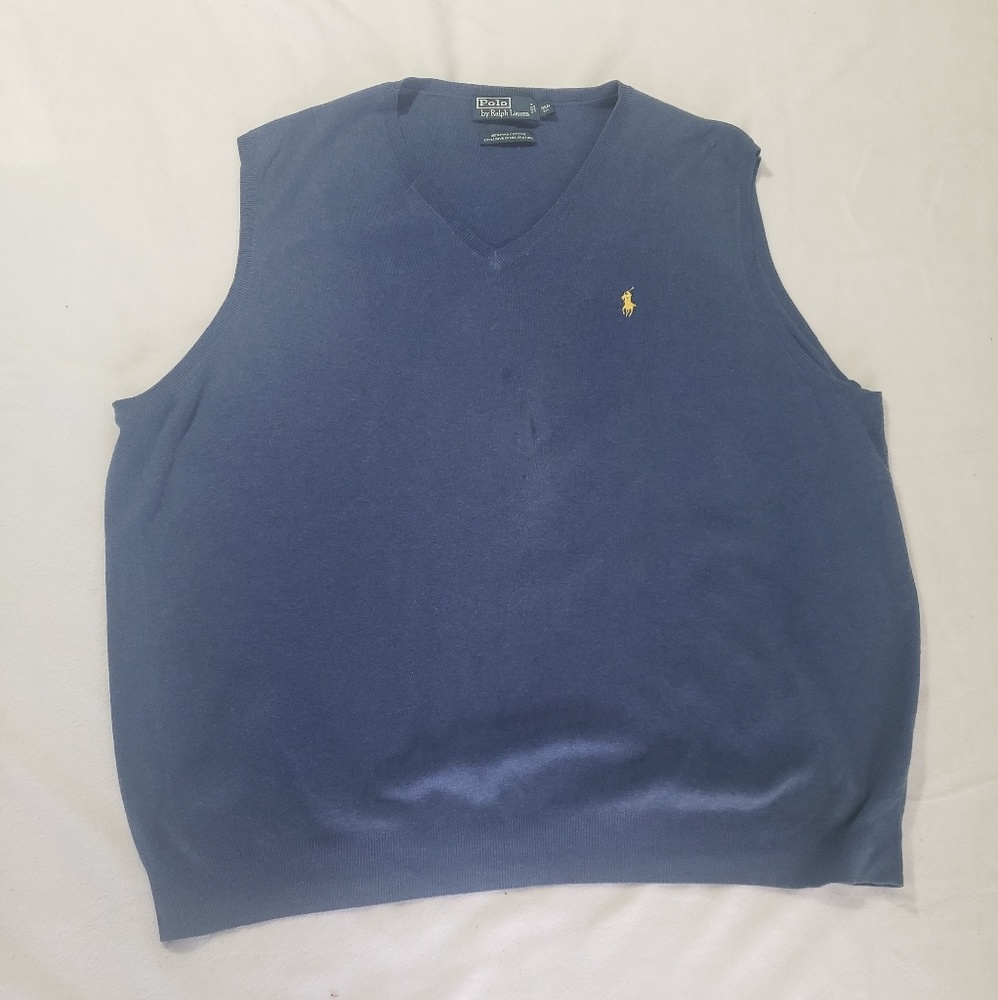 Ralph Lauren Pima cotton v-neck sweater